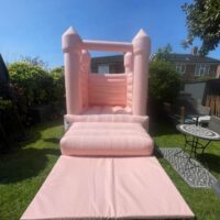Pastel Peach Bouncy Castle 10 x 8ft