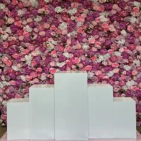 White Square Cake Stand Hire