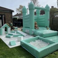 Pastel Mint Green Soft Play Hire