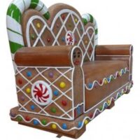 Gingerbread Bench Prop Hire