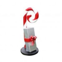 Candy Cane Gift Box Prop