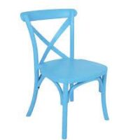 Kids Blue Crossback Chair Hire