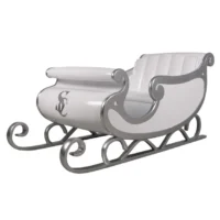 Santa Sleigh Hire (White)