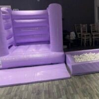 Pastel Lilac Bouncer & Ball Pit