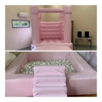 Pastel Mini Bouncy Castle & Ball Pit
