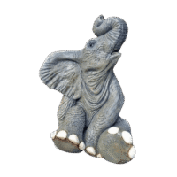 Sitting Baby Elephant Prop