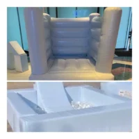 Midi Pastel Blue Bouncer & Ball Pit