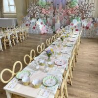 Children's party table and chairs for hire