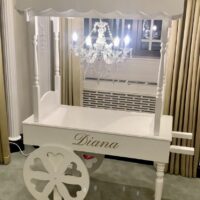 Sweet Cart & Chandelier