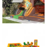 Construction Bouncy Castle & Soft Play