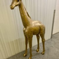 Gold Giraffe Prop fo rhire