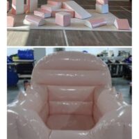 Pastel Peach Soft Play & Air Juggler