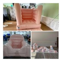 Pastel Peach Midi Bouncer, Soft Play & Air Juggler