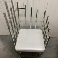 Spike Throne Chair (Silver)