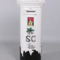 SANTA'S MAILBOX WHITE/SILVER