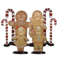 Gingerbread Family Props & Candy Canes