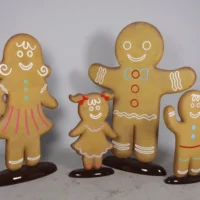 Gingerbread Family Props