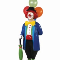 Clown with Umbrella Prop