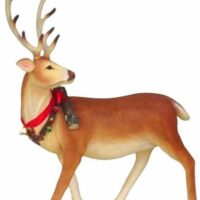 Standing Reindeer Head Turned