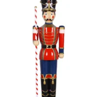 Toy Soldier with Baton (Red/Blue)