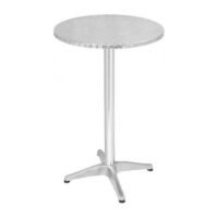 Round Poseur Aluminum Bistro Table - 2ft 3in (70cm)