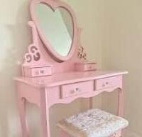 Pink Vanity Table