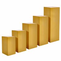 Gold Plinth Hire