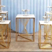 Gold French Plinth Hire