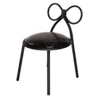Kids Black Bow Chair for sale