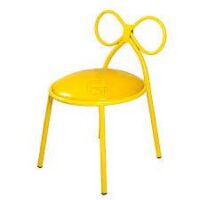 Kids Yellow Bow Chair for Hire