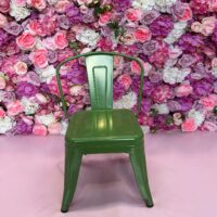 Green Metal Children Tolix Chair for Sale
