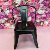 Black Metal Children Chair