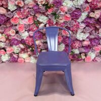 Lilac Metal Children Chair