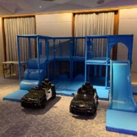 Mobile Play Frame Hire Blue