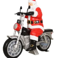 Santa on Motorcycle Prop Hire – Perfect Photo Opportunity
