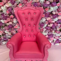 Kids Pink Throne Chair for Sale