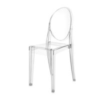 Dining Chair, Victoria, Ghost Style, Transparent / Clear