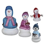Snowman Family Christmas Prop Hire