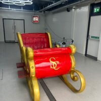 Giant Santa Sleigh 4 Seater Prop Hire